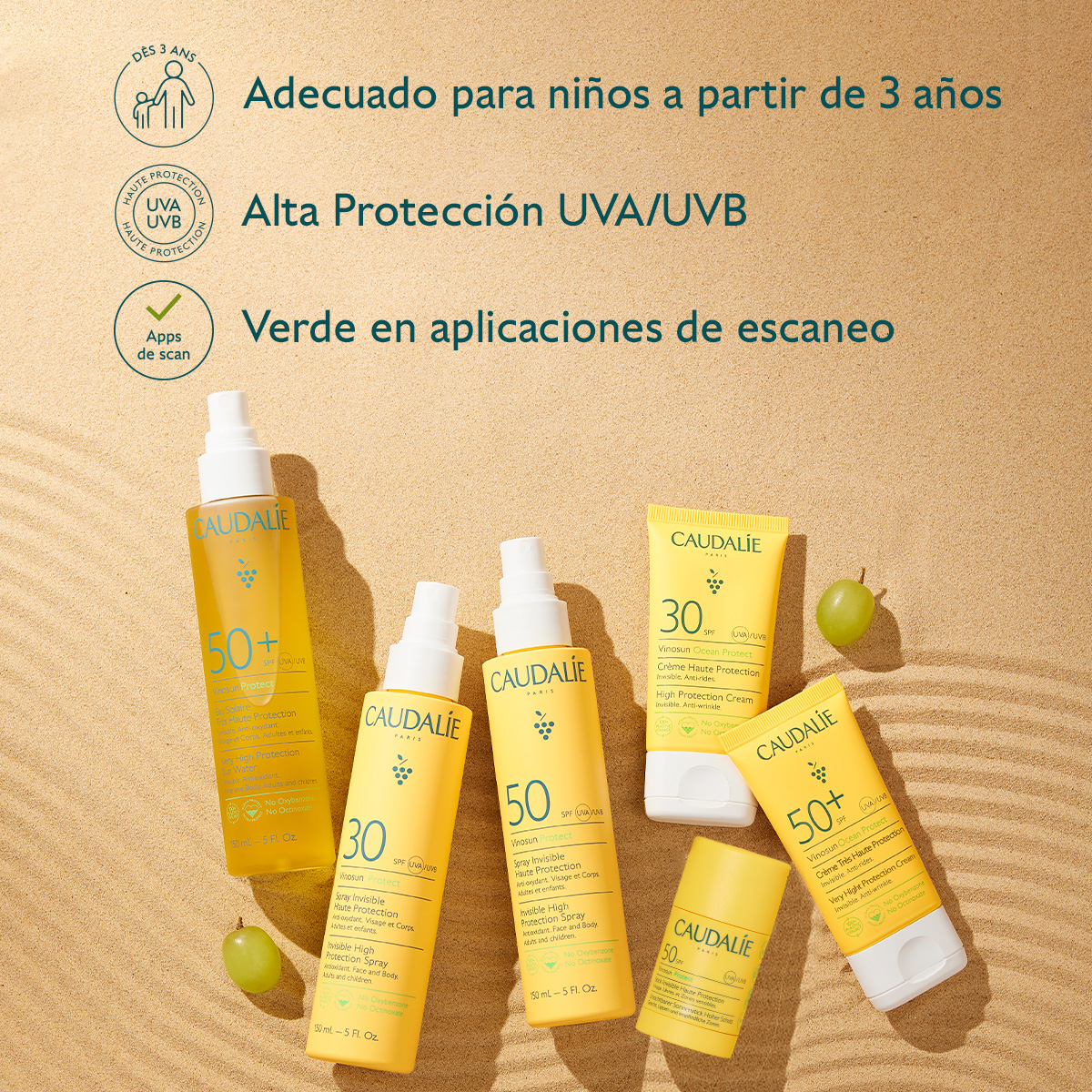 VINOSUN STICK SOLAIRE INVISIBLE SPF50 (STICK INVISIBLE DE ALTA PROTECCIÓN SPF50)